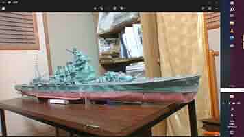 航空母艦飛龍　CARD MODEL ペーパークラフト　１/200  完成品 ずっと気になってた ペーパークラフト1/200空母飛龍製作記①